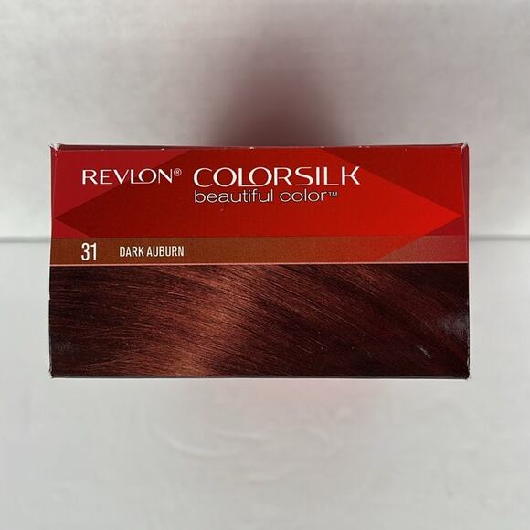 Revlon Colorsilk Hair Color Permanent 31 Dark Auburn Ammonia Free Keratin - Picture 6 of 7